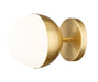 Wall Sconce Z-Lite 7517-1S-MGLD Modern Gold Realm Sphere 1 Light Wall Sconce Z-Lite