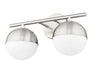 Vanity Z-Lite 7517-2V-BN Brushed Nickel Realm Sphere 2 Light Vanity Z-Lite