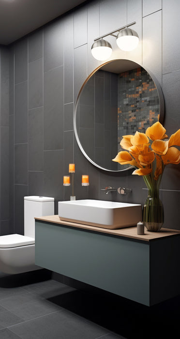 Vanity Z-Lite 7517-2V-BN Brushed Nickel Realm Sphere 2 Light Vanity Z-Lite