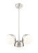 Chandelier Z-Lite 7517-3BN Brushed Nickel Realm Sphere 3 Light Chandelier Z-Lite