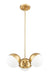 Chandelier Z-Lite 7517-3MGLD Modern Gold Realm Sphere 3 Light Chandelier Z-Lite