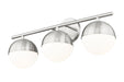 Vanity Z-Lite 7517-3V-BN Brushed Nickel Realm Sphere 3 Light Vanity Z-Lite