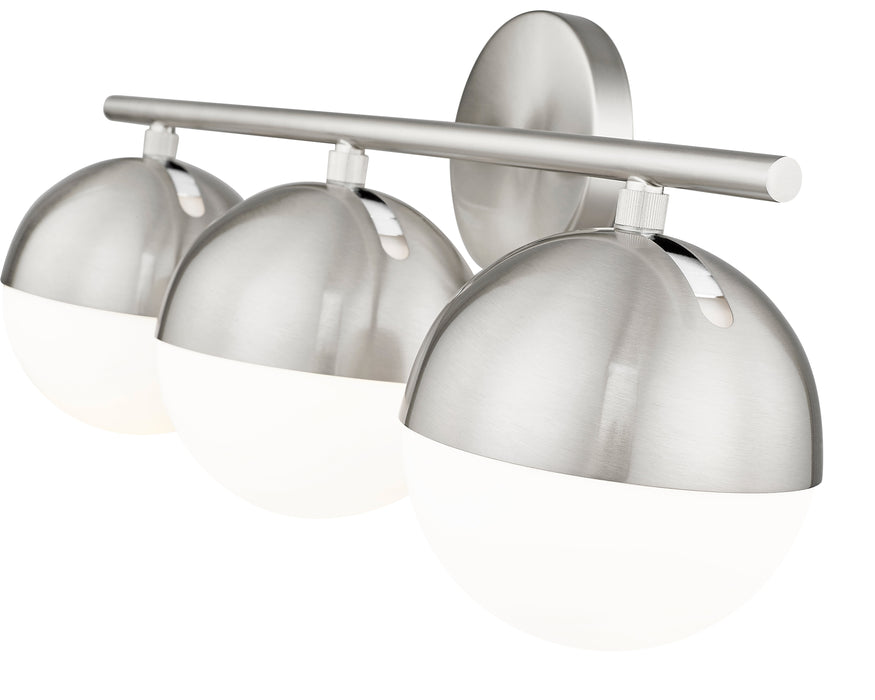 Vanity Z-Lite 7517-3V-BN Brushed Nickel Realm Sphere 3 Light Vanity Z-Lite