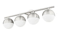Vanity Z-Lite 7517-4V-BN Brushed Nickel Realm Sphere 4 Light Vanity Z-Lite