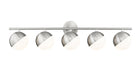 Vanity Z-Lite 7517-5V-BN Brushed Nickel Realm Sphere 5 Light Vanity Z-Lite