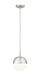 Pendant Z-Lite 7517P11-BN Brushed Nickel Realm Sphere 1 Light Pendant Z-Lite