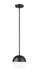 Pendant Z-Lite 7517P11-MB Matte Black Realm Sphere 1 Light Pendant Z-Lite