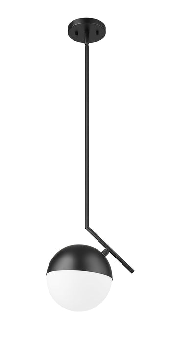 Pendant Z-Lite 7517P11-MB Matte Black Realm Sphere 1 Light Pendant Z-Lite