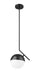 Pendant Z-Lite 7517P11-MB Matte Black Realm Sphere 1 Light Pendant Z-Lite