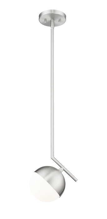 Pendant Z-Lite 7517P7-BN Brushed Nickel Realm Sphere 1 Light Pendant Z-Lite