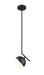 Pendant Z-Lite 7517P7-MB Matte Black Realm Sphere 1 Light Pendant Z-Lite
