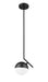 Pendant Z-Lite 7517P7-MB Matte Black Realm Sphere 1 Light Pendant Z-Lite