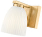 Wall Sconce Z-Lite 7518-1S-MGLD Modern Gold Naya 1 Light Wall Sconce Z-Lite