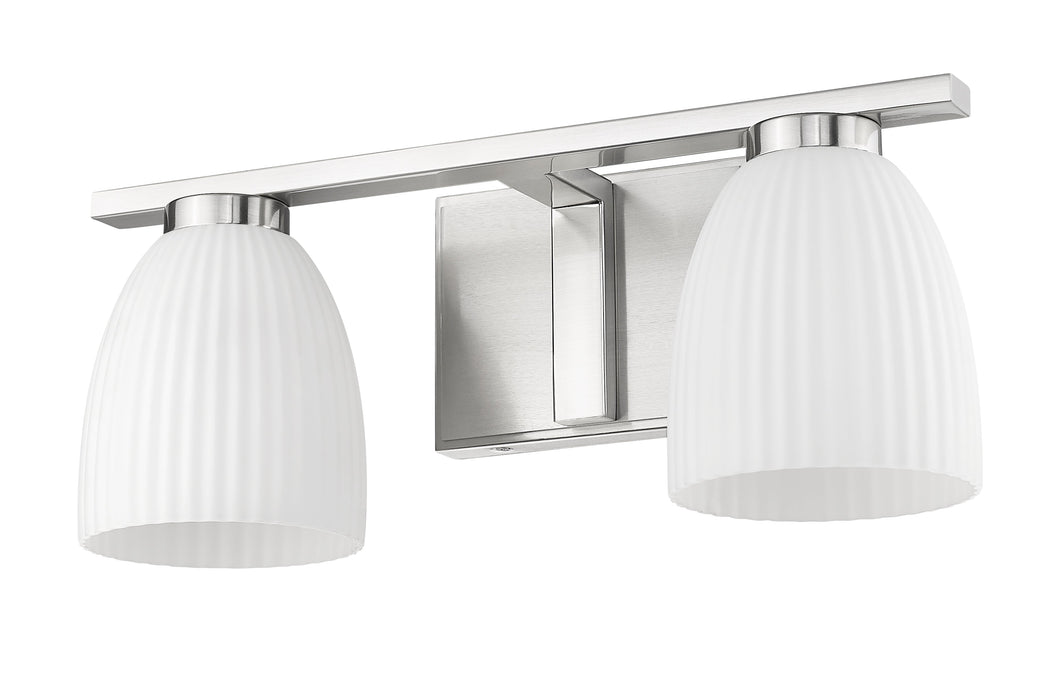 Vanity Z-Lite 7518-2V-BN Brushed Nickel Naya 2 Light Vanity Z-Lite