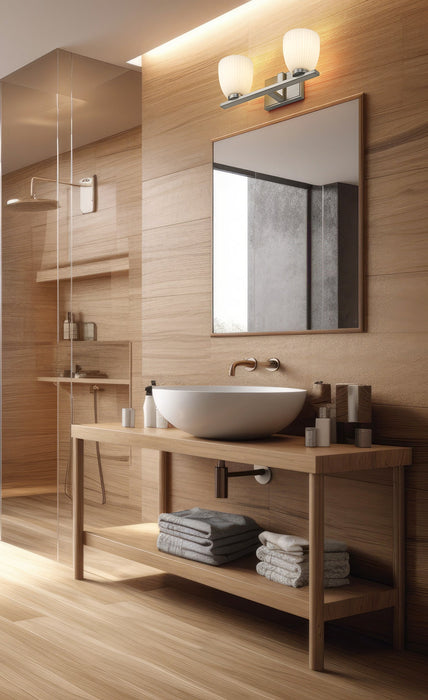 Vanity Z-Lite 7518-2V-BN Brushed Nickel Naya 2 Light Vanity Z-Lite