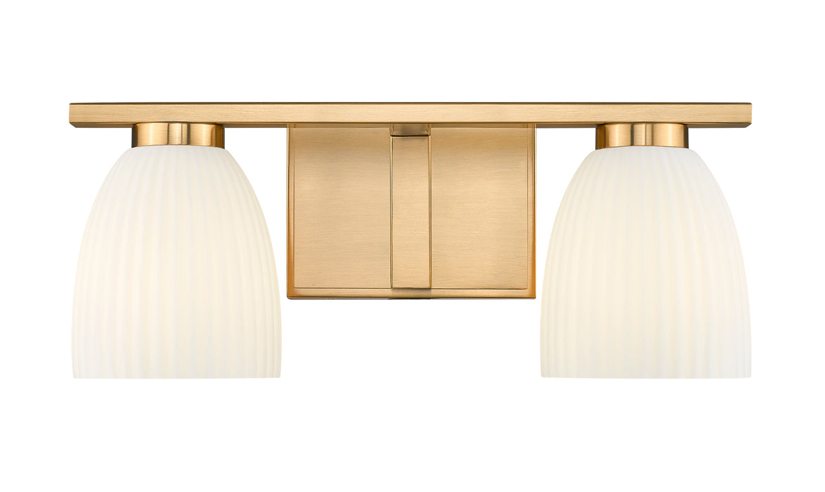 Vanity Z-Lite 7518-2V-MGLD Modern Gold Naya 2 Light Vanity Z-Lite