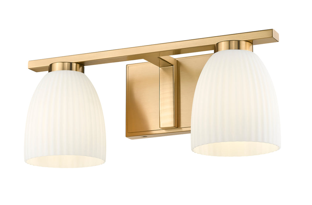 Vanity Z-Lite 7518-2V-MGLD Modern Gold Naya 2 Light Vanity Z-Lite