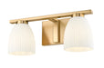 Vanity Z-Lite 7518-2V-MGLD Modern Gold Naya 2 Light Vanity Z-Lite