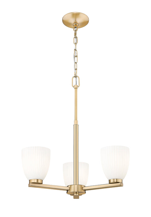 Chandelier Z-Lite 7518-3MGLD Modern Gold Naya 3 Light Chandelier Z-Lite