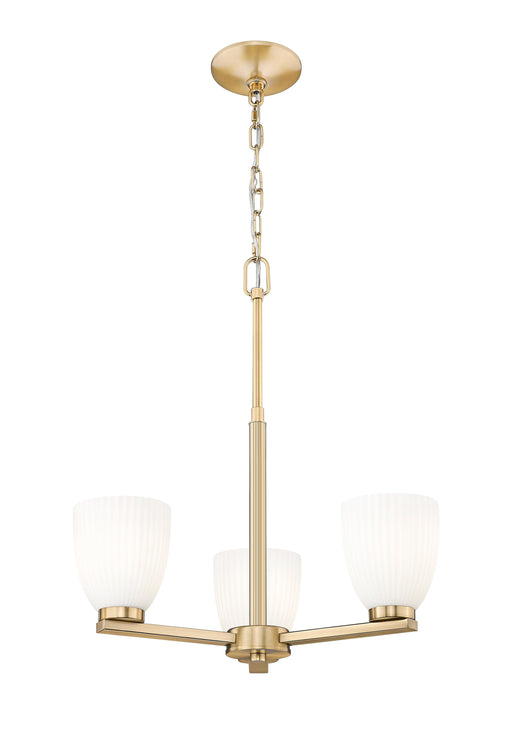 Chandelier Z-Lite 7518-3MGLD Modern Gold Naya 3 Light Chandelier Z-Lite