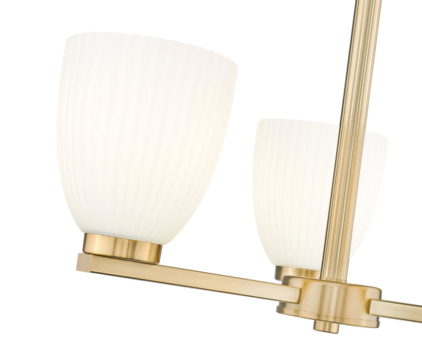Chandelier Z-Lite 7518-3MGLD Modern Gold Naya 3 Light Chandelier Z-Lite