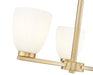 Chandelier Z-Lite 7518-3MGLD Modern Gold Naya 3 Light Chandelier Z-Lite
