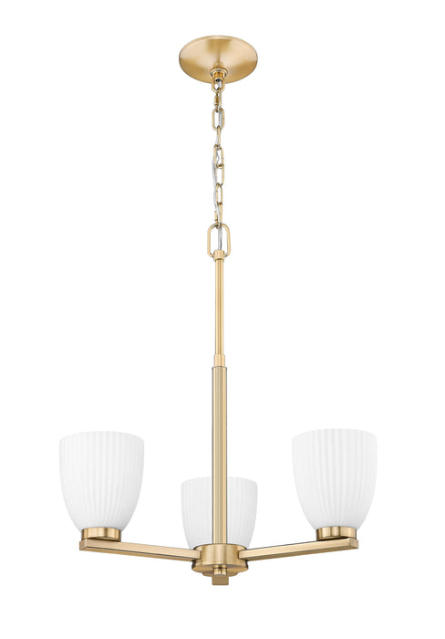 Chandelier Z-Lite 7518-3MGLD Modern Gold Naya 3 Light Chandelier Z-Lite