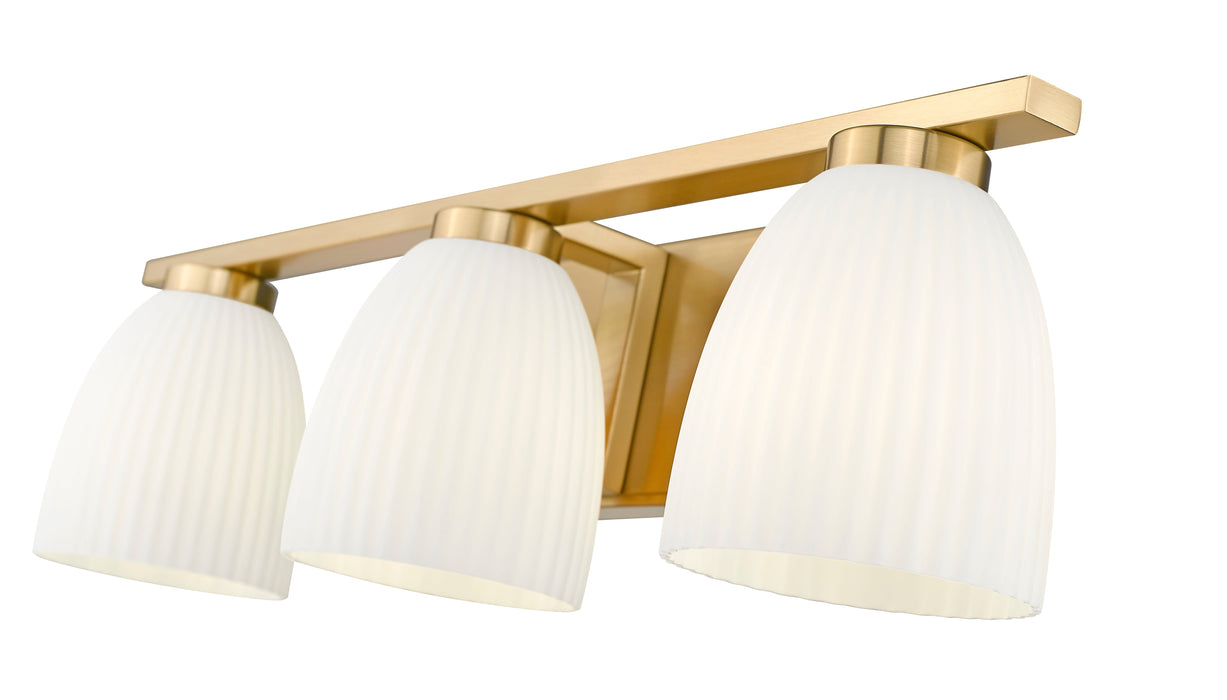 Vanity Z-Lite 7518-3V-MGLD Modern Gold Naya 3 Light Vanity Z-Lite