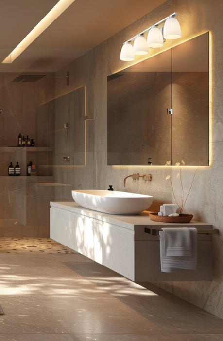 Vanity Z-Lite 7518-4V-BN Brushed Nickel Naya 4 Light Vanity Z-Lite