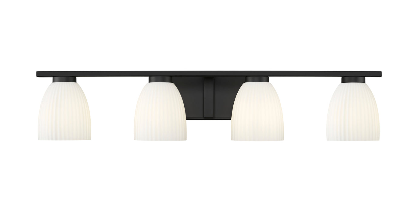 Vanity Z-Lite 7518-4V-MB Matte Black Naya 4 Light Vanity Z-Lite