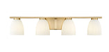 Vanity Z-Lite 7518-4V-MGLD Modern Gold Naya 4 Light Vanity Z-Lite
