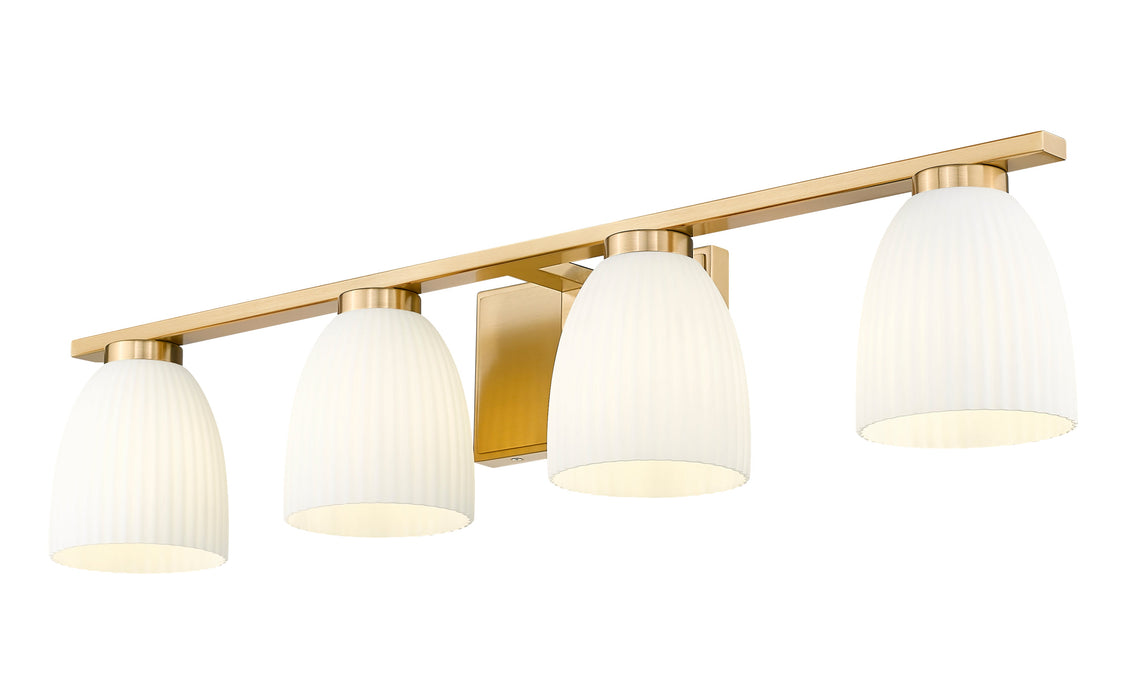Vanity Z-Lite 7518-4V-MGLD Modern Gold Naya 4 Light Vanity Z-Lite