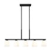 Linear Chandelier Z-Lite 7518-5L-MB Matte Black Naya 5 Light Linear Chandelier Z-Lite