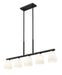 Linear Chandelier Z-Lite 7518-5L-MB Matte Black Naya 5 Light Linear Chandelier Z-Lite