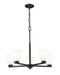 Chandelier Z-Lite 7518-5MB Matte Black Naya 5 Light Chandelier Z-Lite