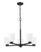 Chandelier Z-Lite 7518-5MB Matte Black Naya 5 Light Chandelier Z-Lite