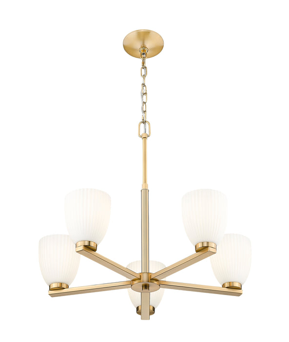 Chandelier Z-Lite 7518-5MGLD Modern Gold Naya 5 Light Chandelier Z-Lite