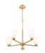 Chandelier Z-Lite 7518-5MGLD Modern Gold Naya 5 Light Chandelier Z-Lite