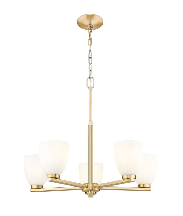 Chandelier Z-Lite 7518-5MGLD Modern Gold Naya 5 Light Chandelier Z-Lite