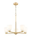 Chandelier Z-Lite 7518-5MGLD Modern Gold Naya 5 Light Chandelier Z-Lite