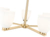 Chandelier Z-Lite 7518-5MGLD Modern Gold Naya 5 Light Chandelier Z-Lite