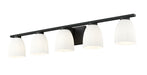 Vanity Z-Lite 7518-5V-MB Matte Black Naya 5 Light Vanity Z-Lite