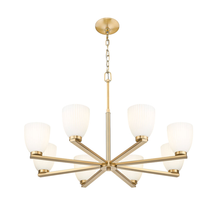 Chandelier Z-Lite 7518-8MGLD Modern Gold Naya 8 Light Chandelier Z-Lite