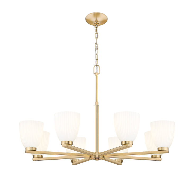 Chandelier Z-Lite 7518-8MGLD Modern Gold Naya 8 Light Chandelier Z-Lite