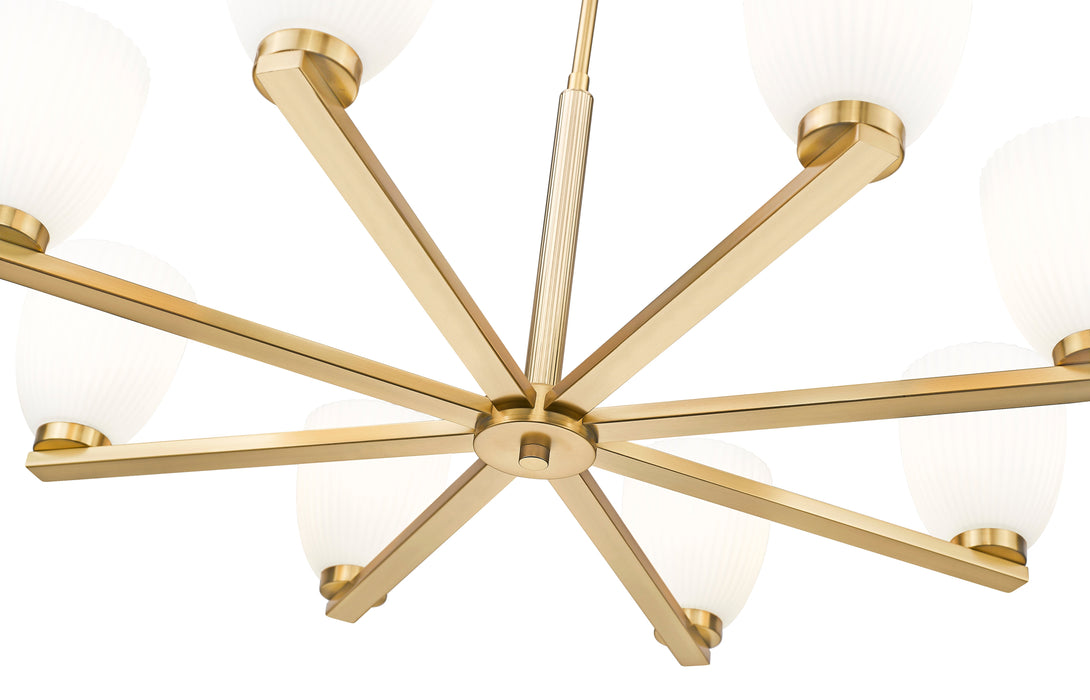 Chandelier Z-Lite 7518-8MGLD Modern Gold Naya 8 Light Chandelier Z-Lite