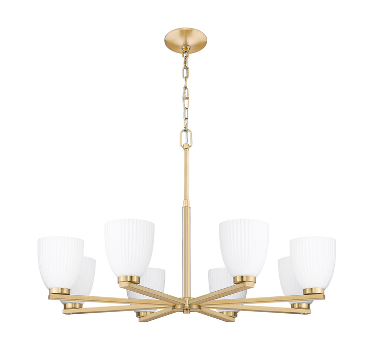 Chandelier Z-Lite 7518-8MGLD Modern Gold Naya 8 Light Chandelier Z-Lite