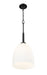 Pendant Z-Lite 7518P11-MB Matte Black Naya 1 Light Pendant Z-Lite
