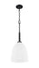 Pendant Z-Lite 7518P11-MB Matte Black Naya 1 Light Pendant Z-Lite
