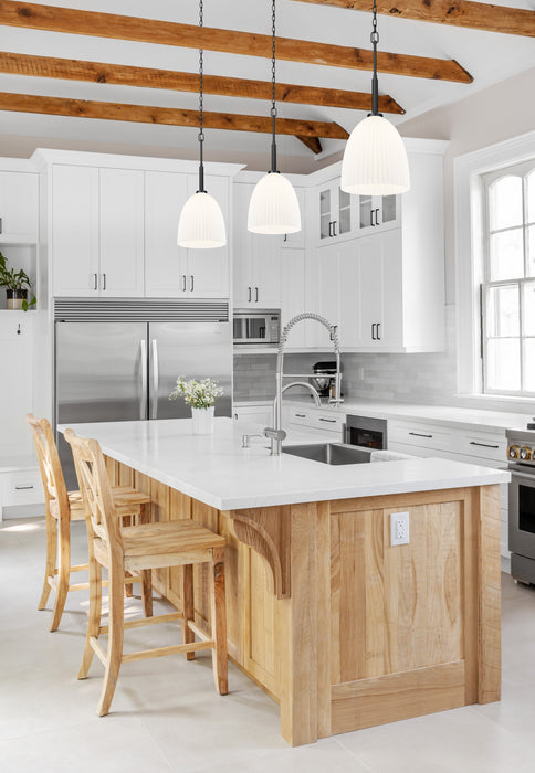 Pendant Z-Lite 7518P11-MB Matte Black Naya 1 Light Pendant Z-Lite