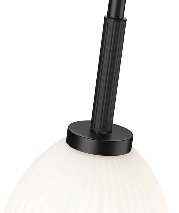 Pendant Z-Lite 7518P8-MB Matte Black Naya 1 Light Pendant Z-Lite
